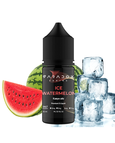 Рідина для под систем PARADOX Vaping 30 мл 50 мг зі смаком Ice Watermelon (Айс Кавун)