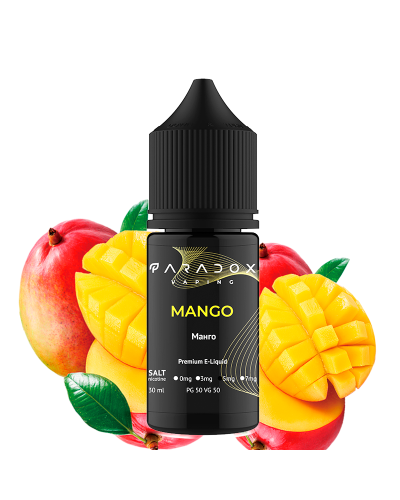 Рідина для под систем PARADOX Vaping 30 мл 50 мг зі смаком Mango (Манго)