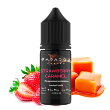 Рідина для под систем PARADOX Vaping 30 мл 50 мг зі смаком Strawberry Caramel (полуниця карамель)