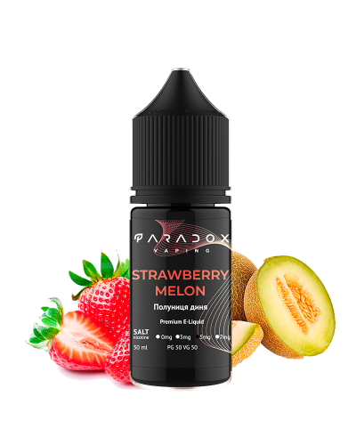 Жидкость для под систем PARADOX Vaping 30 мл 50 мг со вкусом Strawberry Melon (клубника дыня)