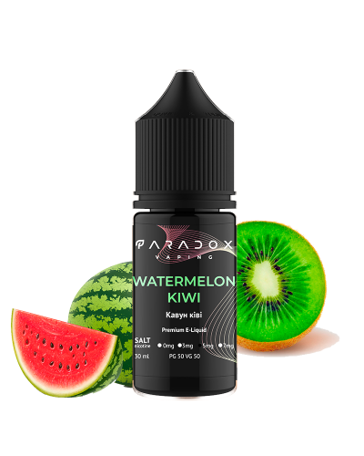 Рідина для под систем PARADOX Vaping 30 мл 50 мг зі смаком Watermelon Kiwi (кавун ківі)
