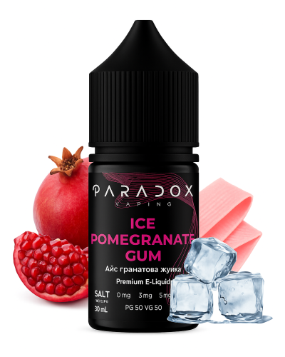 Рідина PARADOX 30 мл 50 мг Ice Pomegranate Gum (лід гранат жуйка)