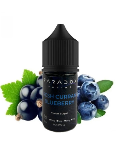 Рідина для под систем PARADOX Vaping 30 мл 50 мг зі смаком Fresh Currant Blueberry (Смородина Чорниця)