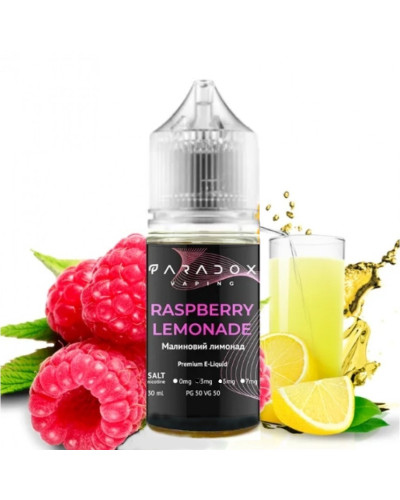 Рідина для под систем PARADOX Vaping 30 мл 30 мг зі смаком Raspberry Lemonade (Малина Лимонад)