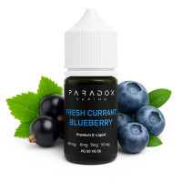 Рідина для под систем PARADOX Vaping 30 мл 30 мг зі смаком Frech Currant Blueberry (Свіжа Смородина Чорниця)