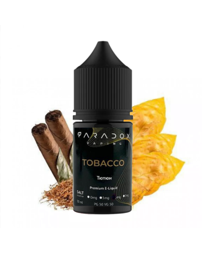 Жидкость для под систем PARADOX Vaping 30 мл 50 мг со вкусом Tobacco (табак)