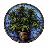 Підсклянники "Weed"