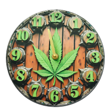 Годинник “Cannabis Time”