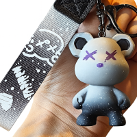 Брелок для ключів Fashion "Teddy Bear" (темно-сірий)