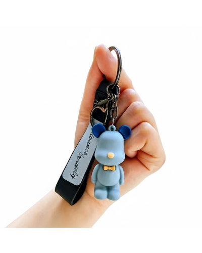 Брелок для ключів Cartoon Bear (Blue) синій