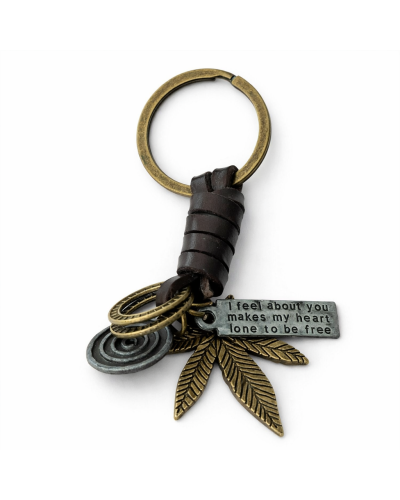 Брелок для ключів Канабіс Стімпанк