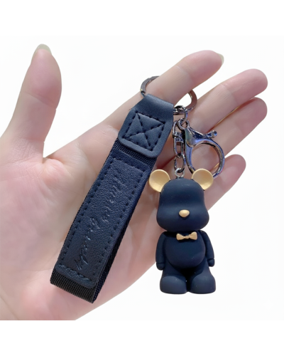 Брелок для ключів Cartoon Bear (Black) чорний