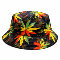 Панамка «Canabis» разноцветная с принтом