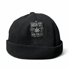 Шапка Docker "High St" чорного кольору