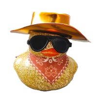 Cool Duck Жовте каченя в капелюсі (Діско-стайл)