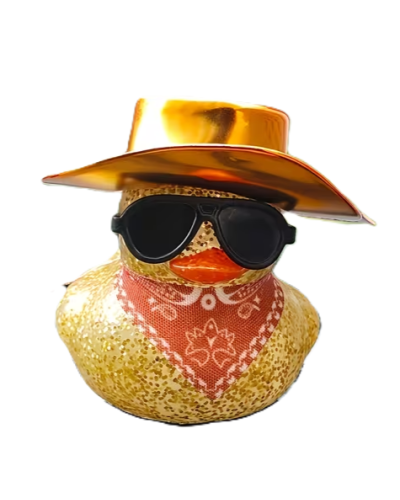 Cool Duck Желтый утенок в шляпе (Диско-стайл)