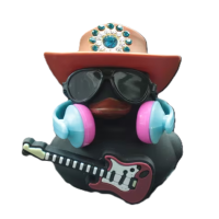 Cool Duck Чорне каченя рок-гітарист