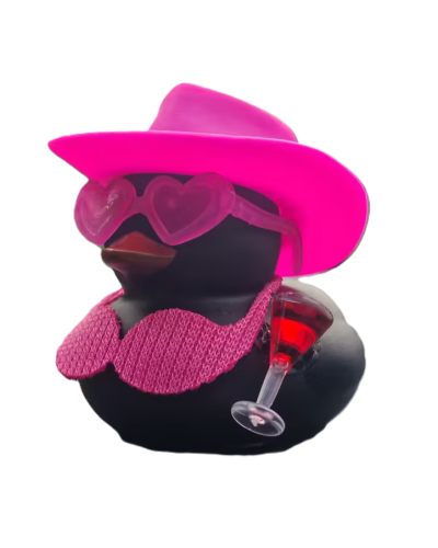 Cool Duck Чорне каченя в капелюсі та с бюстгальтером