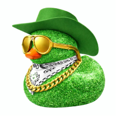 Cool Duck Зелене каченя в капелюсі (Діско-стайл)