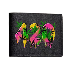 Гаманець "420" в чорному кольорі
