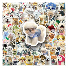 Набір стікерів "Cats & Dogs" 50 шт