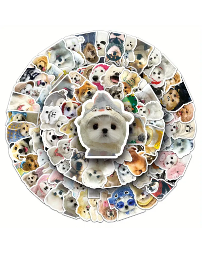 Набір стікерів "Cats & Dogs" 50 шт Набір стікерів "Cats & Dogs" 50 шт