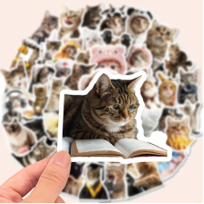 Набір стікерів "Funny Cats" 50 шт
