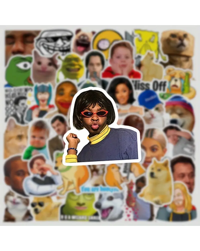 Набір стікерів "Inter Celebrity Emotion" 50 шт