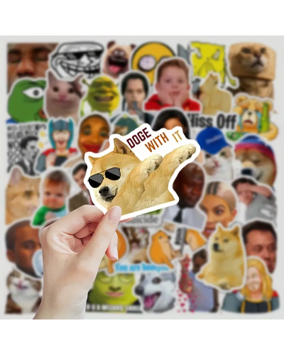 Набір стікерів "Inter Celebrity Emotion" 50 шт