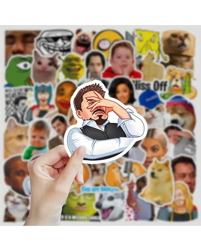 Набір стікерів "Inter Celebrity Emotion" 50 шт