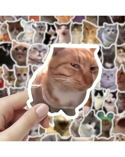 Набір стікерів "Meme Animals" 100 шт