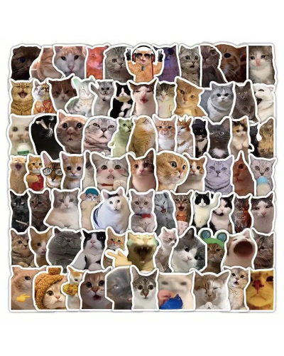 Набір стікерів "Meme Animals" 100 шт