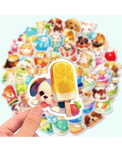 Набір стікерів "Cute Pet`s" 100 шт Набір стікерів "Cute Pet`s" 100 шт