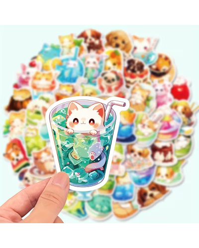 Набір стікерів "Cute Pet`s" 100 шт Набір стікерів "Cute Pet`s" 100 шт