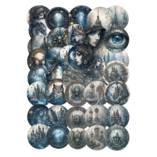 Набір стікерів "стімпанк" 96 шт