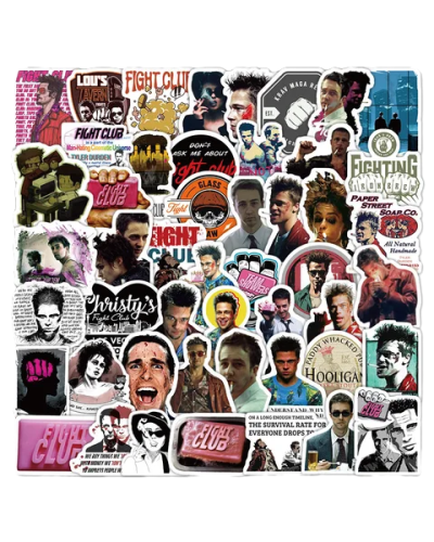 Набор стикеров "Fight club" 60 шт
