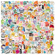 Набір стікерів "Cartoon Animals" 300 шт
