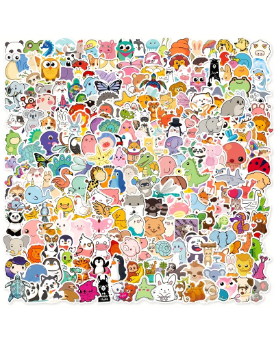 Набор стикеров "Cartoon Animals" 300 шт