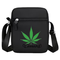 Cумка "Canabis" в черном цвете