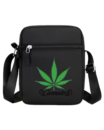 Cумка "Canabis" в черном цвете