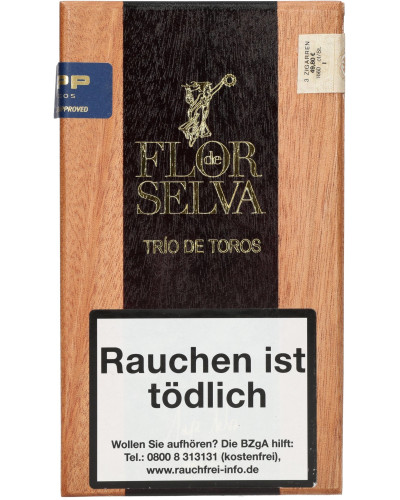 Сигари Flor de Selva Toro Trio Sampler (Гондурас) (3шт)
