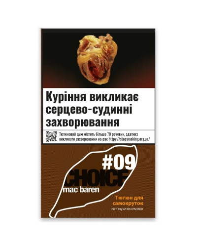Табак для самокруток Mac Baren #09 (40 г.)