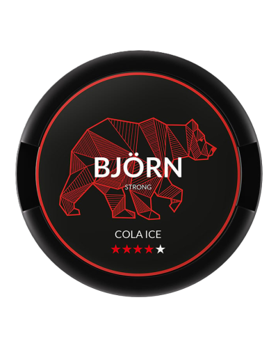 Снюс BJÖRN Cola Ice Strong нік 19,5 (Кола лід)