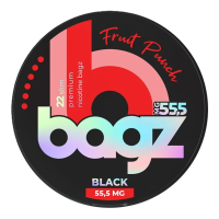 Снюс Bagz Fruit Punch Black 55.5mg (Фруктовий пунш)