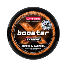 Кофеиновый снюс X BOOSTER Extreme 120мг Coffee & Caramel (Кофе и Карамель) 20шт