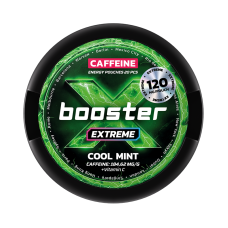 Кофеиновый снюс X BOOSTER Extreme 120мг Cool Mint (Мята) 20шт