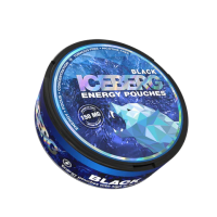 Кофеїновий снюс Iceberg 150мг Black (Фруктовий) 20шт