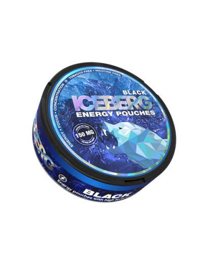 Кофеїновий снюс Iceberg 150мг Black (Фруктовий) 20шт Кофеїновий снюс Iceberg 150мг Black (Фруктовий) 20шт