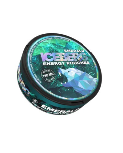 Кофеїновий снюс Iceberg 150мг Emerald (Кисле яблуко та лайм) 20шт Кофеїновий снюс Iceberg 150мг Emerald (Кисле яблуко та лайм) 20шт