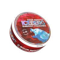 Кофеїновий снюс Iceberg 75мг Sour Berries (Кислі ягоди) 20шт